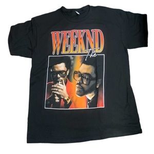 The Weeknd unisex black T-shirt